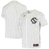 Maillot de baseball Under Armour pour hommes, réplique des Gamecocks Caroline du Sud, blanc, performance