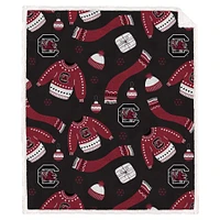 Pegasus South Carolina Gamecocks Couverture Sherpa en flanelle polaire 60 x 70 cm