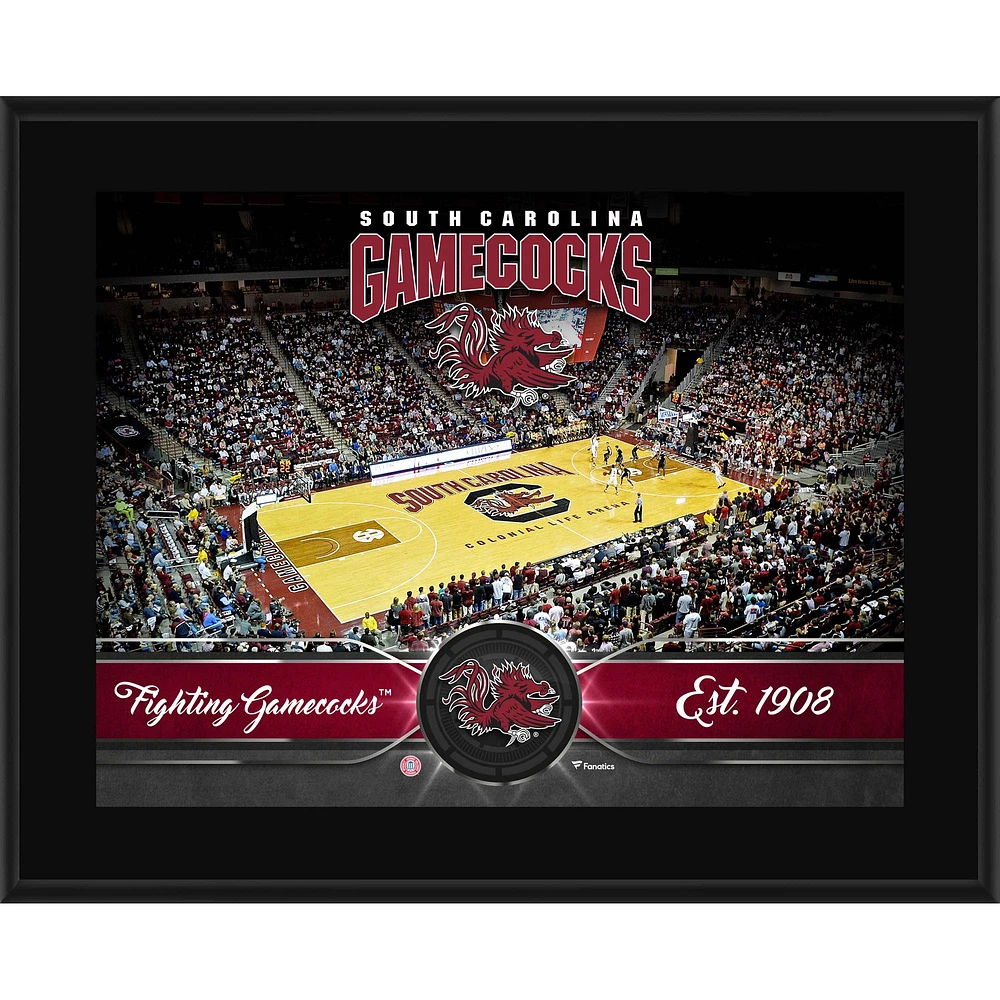 South Carolina Gamecocks 10.5'' x 13'' Sublimated Basketball Plaque
