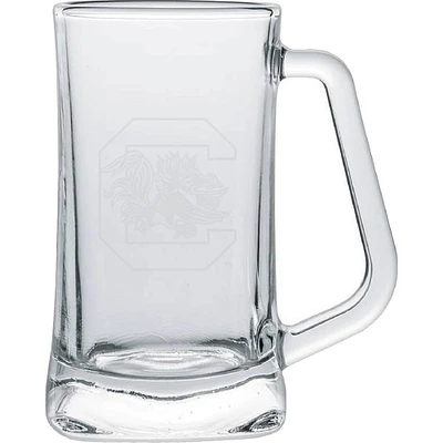 South Carolina Gamecocks 15oz. Frost Etch Glass Tankard