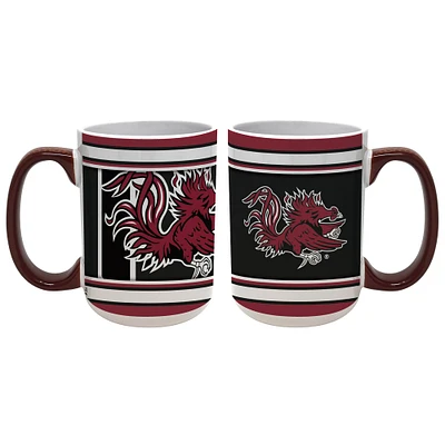 Gamecocks de Caroline du Sud 15oz. Ensemble de 2 tasses Home & Away