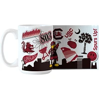 Caroline du Sud Gamecocks 15 oz. Tasse en céramique indigène