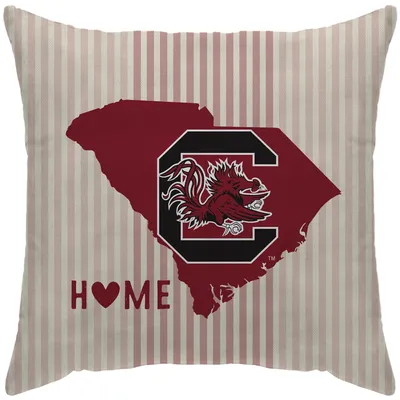 South Carolina Gamecocks 18'' x 18'' Home State Duck Cloth Décor Pillow