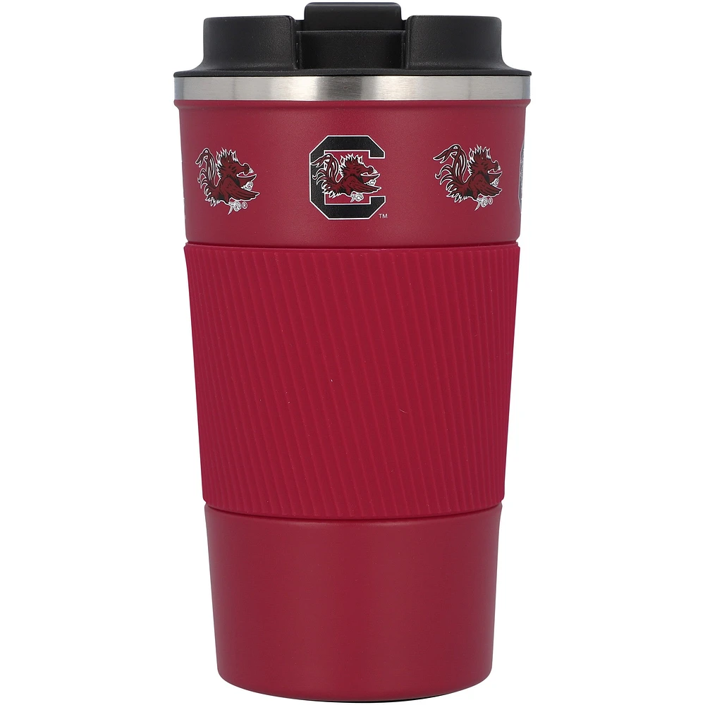 South Carolina Gamecocks 18oz Coffee Tumbler with Silicone Grip