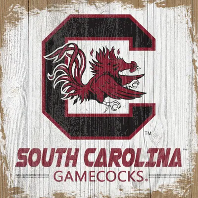 South Carolina Gamecocks 6'' x 6'' Team Logo Block