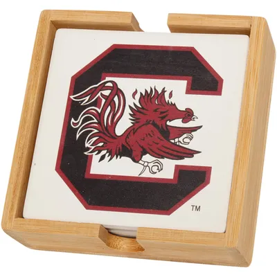 South Carolina Gamecocks Four-Pack Team Logo Square Coaster Set