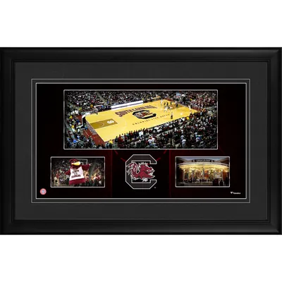 South Carolina Gamecocks Fanatics Authentic Framed 10'' x 18'' Colonial Life Arena Panoramic Collage