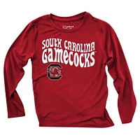 Toddler Wes & Willy  South Carolina Gamecocks Long Sleeve Top and Striped Leggings Set