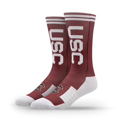 Chaussettes unisexes Strideline South Carolina Gamecocks Premium 70's Bedding Crew