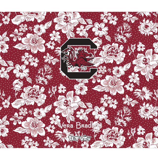 Vera Bradley x Tervis Caroline du Sud Gamecocks 24 oz. Bouteille à large ouverture avec couvercle de luxe