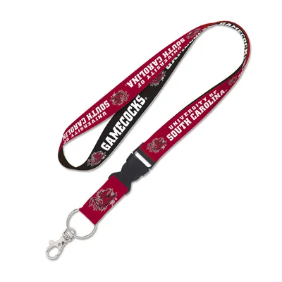 South Carolina Gamecocks WinCraft Reversible Lanyard with Detachable Buckle - Black