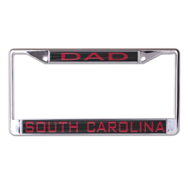 Cadre de plaque d'immatriculation WinCraft South Carolina Gamecocks S/L Dad