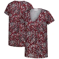 Women's Smith & Quinn Garnet South Carolina Gamecocks Blake V-Neck T-Shirt