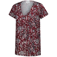 Women's Smith & Quinn Garnet South Carolina Gamecocks Blake V-Neck T-Shirt
