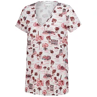 Women's Smith & Quinn White South Carolina Gamecocks Blake V-Neck T-Shirt