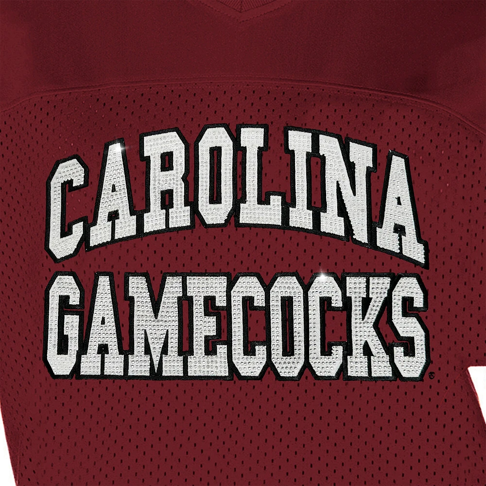 Women's Gameday Couture Garnet South Carolina Gamecocks Until Kickoff Rhinestone Fashion T-Shirt