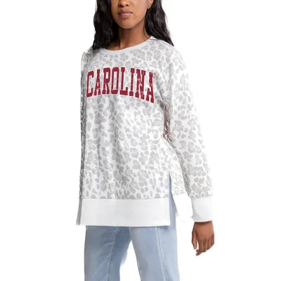 South Carolina Gamecocks Gameday Couture Women's Side-Slit French Terry Crewneck Sweatshirt - Gray