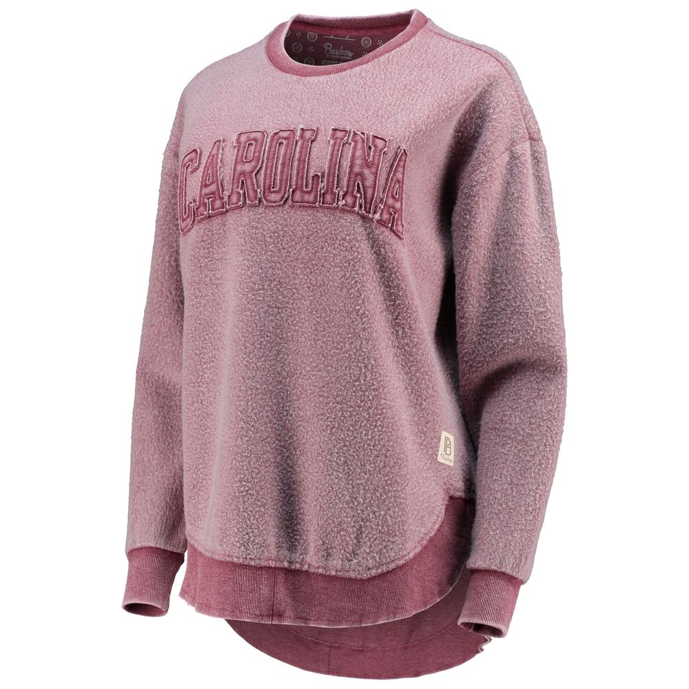 Women's Pressbox Garnet South Carolina Gamecocks Ponchoville Pullover Sweatshirt