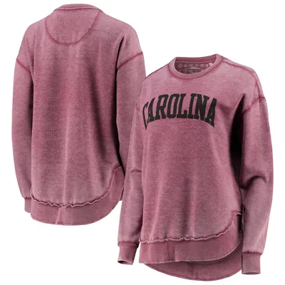 South Carolina Gamecocks Pressbox Women's Vintage Wash Pullover Sweatshirt - Garnet
