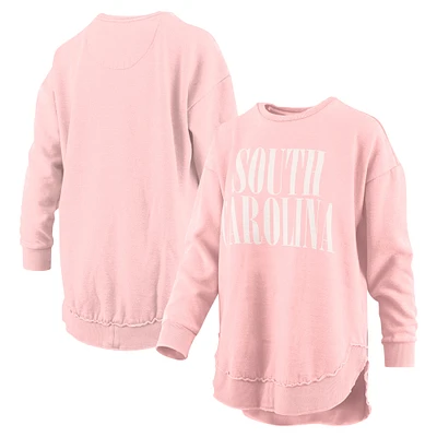 Sweat-shirt en polaire Pressbox rose clair pour femmes des Gamecocks de Caroline du Sud