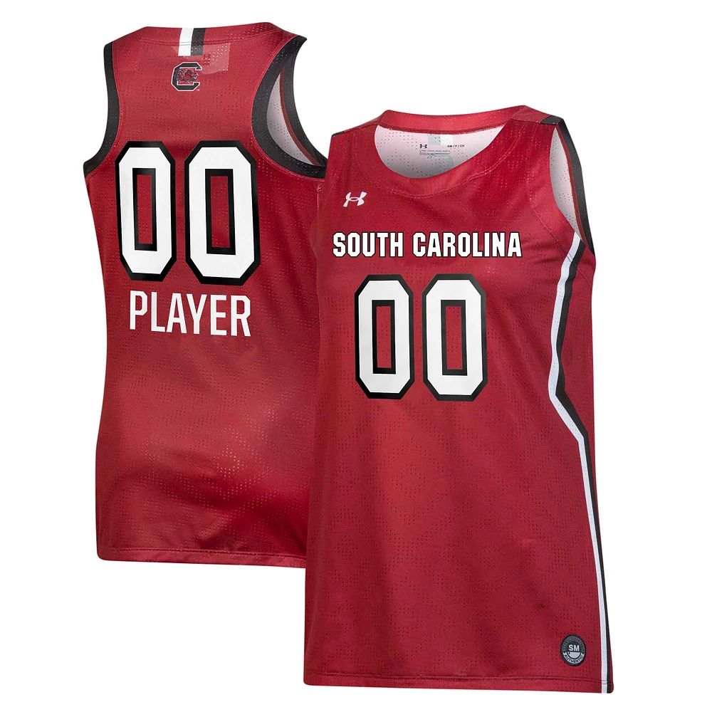 Maillot de basket-ball pour femme Under Armour Garnet South Carolina Gamecocks Pick-A-Player NIL