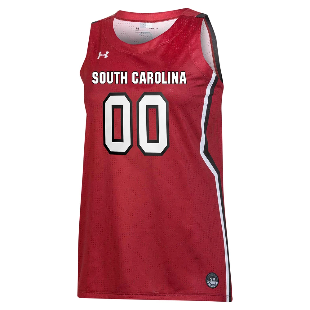 Women's Under Armour Garnet South Carolina Gamecocks Pick-A-Player NIL Basketball Jersey