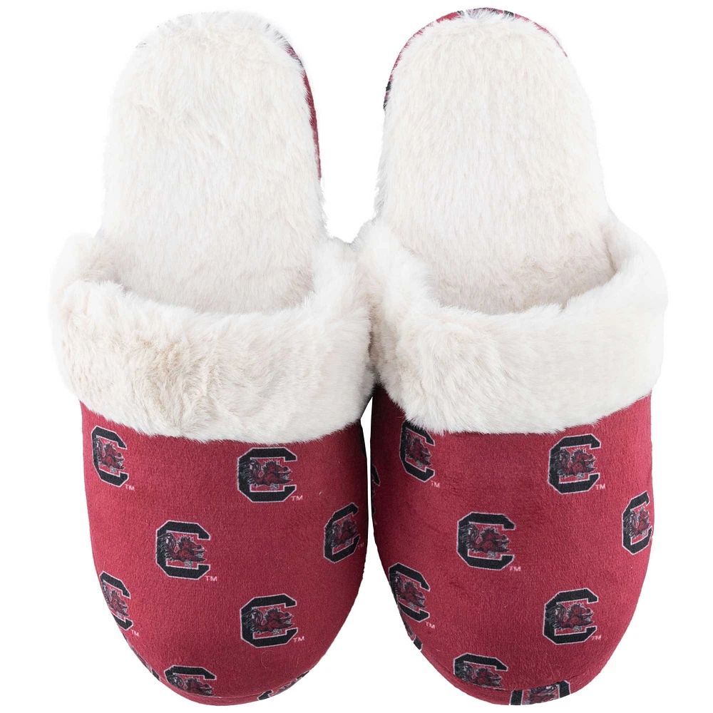 Women's ZooZatz South Carolina Gamecocks Faux Fur Slippers