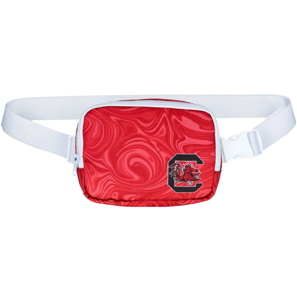 Women's ZooZatz South Carolina Gamecocks Swirly Belt Adjustable Fanny Pack Bag