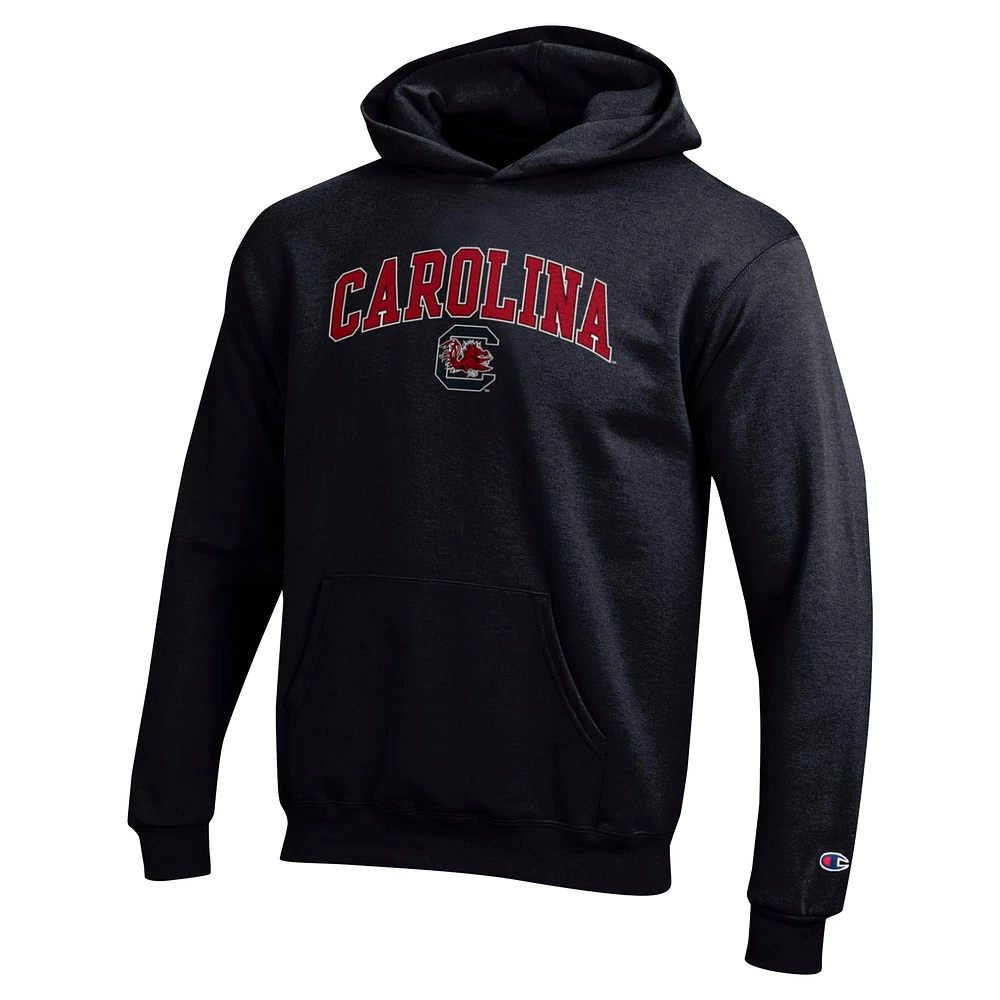 Youth Champion Black South Carolina Gamecocks Campus Pullover Hoodie