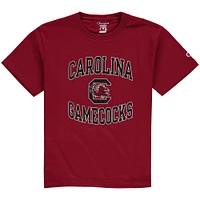 T-shirt de maillot l'équipe cercle des Gamecocks Caroline du Sud, champion la jeunesse, grenat