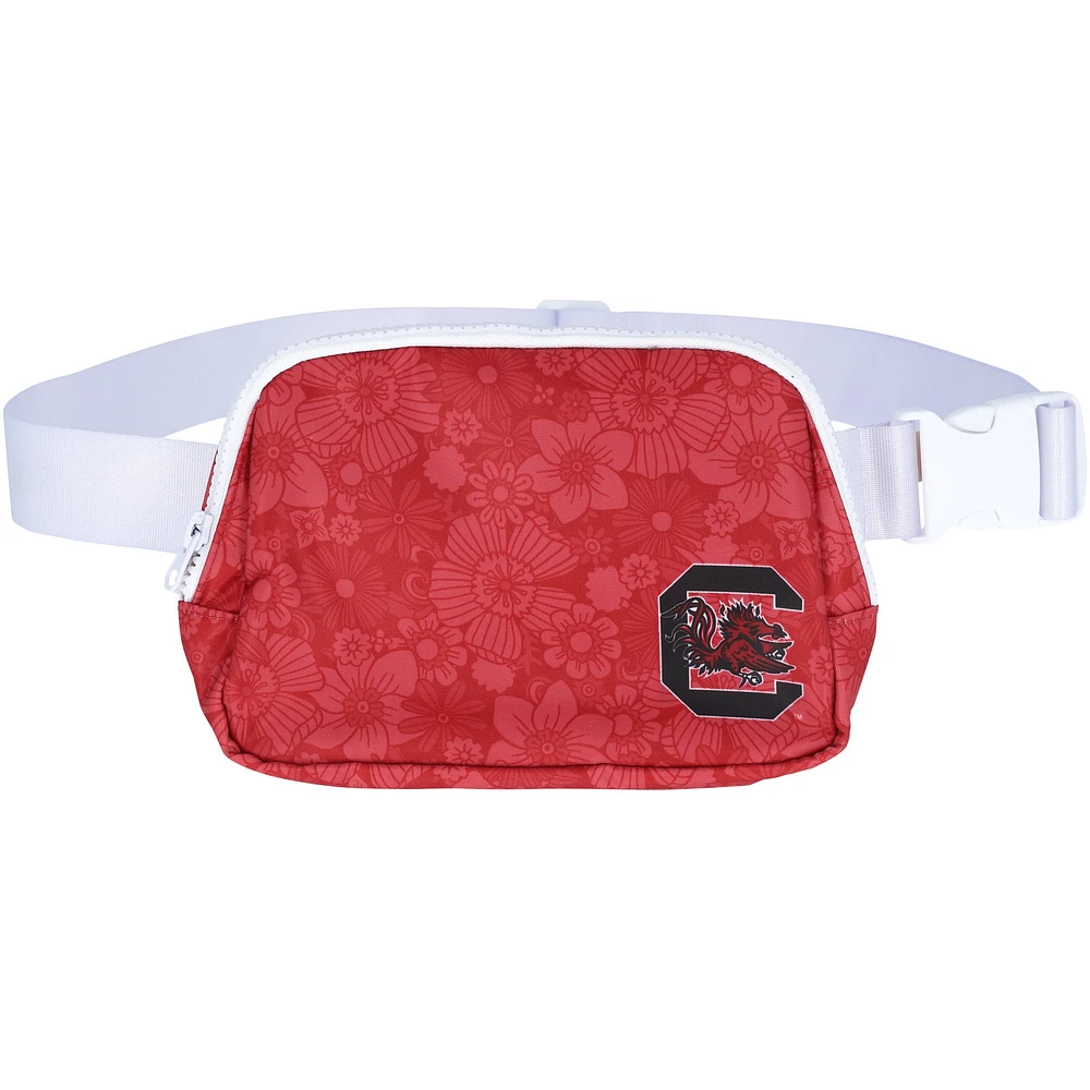 ZooZatz South Carolina Gamecocks Floral Print Fanny Pack