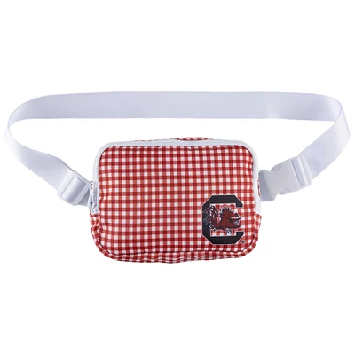 ZooZatz South Carolina Gamecocks Gingham Fanny Pack