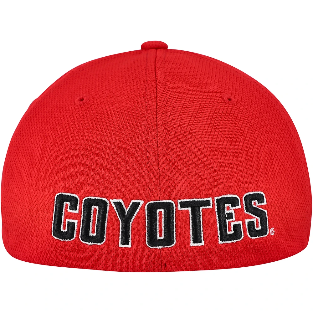 Men's Top of the World  Red South Dakota Coyotes Reflex Performance Flex Hat
