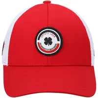 Men's Red/White South Dakota Coyotes Motto Trucker Snapback Hat