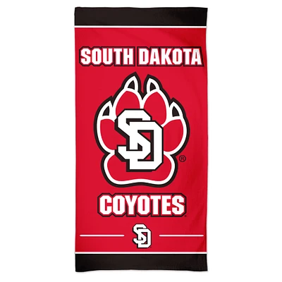 WinCraft South Dakota Coyotes 30'' x 60'' Spectra Beach Towel