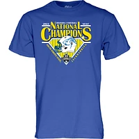 Men's Blue 84  South Dakota State Jackrabbits 2023 FCS Football National Champions T-Shirt