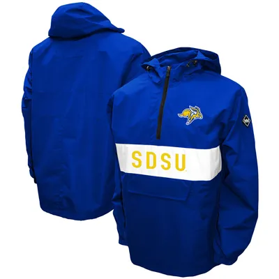 South Dakota State Jackrabbits Franchise Club Alpha Anorak Half-Zip Jacket - Blue