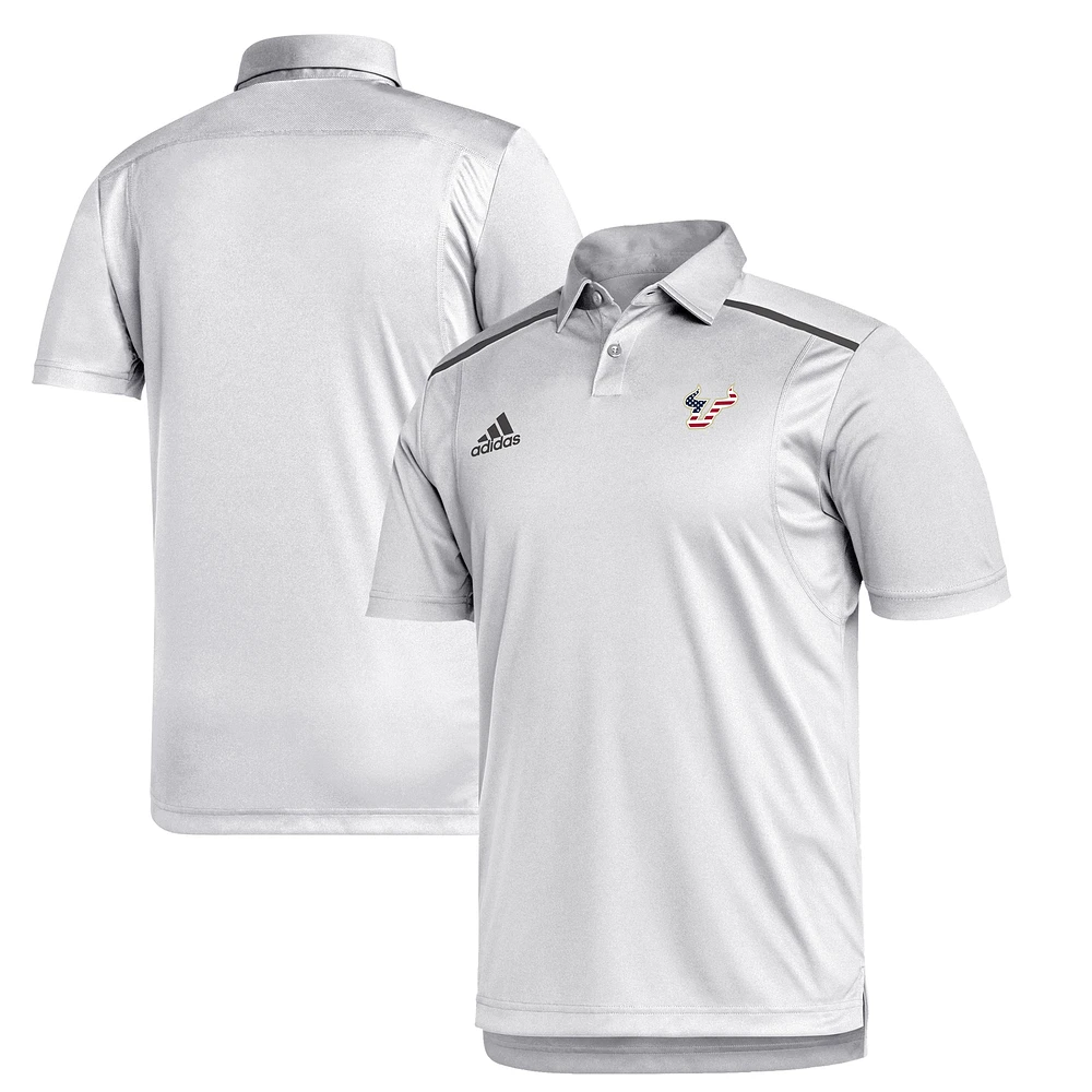 Men's adidas  White South Florida Bulls Stars & Stripes Classic AEROREADY Polo