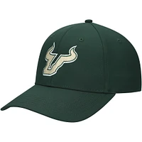 Casquette réglable Ahead Green South Florida Bulls Stratus pour hommes