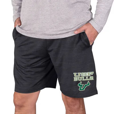 South Florida Bulls Concepts Sport Bullseye Knit Jam Shorts - Charcoal