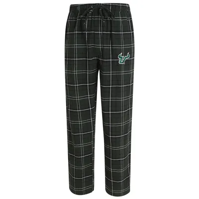 South Florida Bulls Concepts Sport Ultimate Flannel Pants - Green/Black