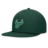 Casquette Snapback fondamentale Top of the World verte des Bulls de Floride du Sud pour hommes