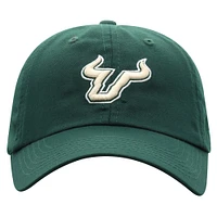 Men's Top of the World Green South Florida Bulls Staple Adjustable Hat