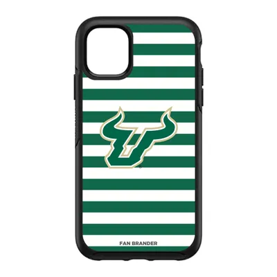 South Florida Bulls OtterBox iPhone Striped Symmetry Case - Black