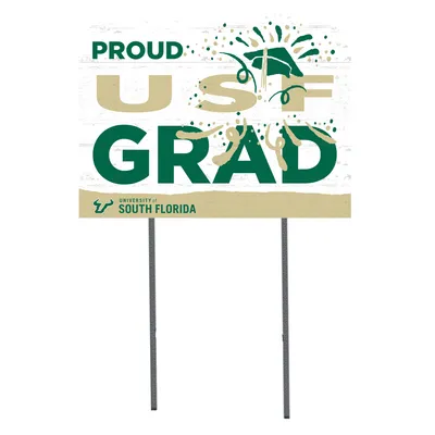 South Florida Bulls 18'' x 24'' Proud Grad Yard Sign