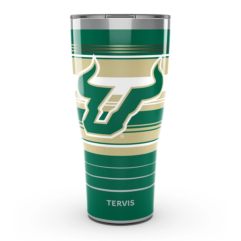 Tervis Taureaux du sud de la Floride 30oz. Gobelet en acier inoxydable à rayures Hype