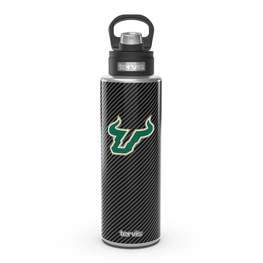 Tervis South Florida Bulls 40oz. Carbon Fiber Wide Mouth Water Bottle