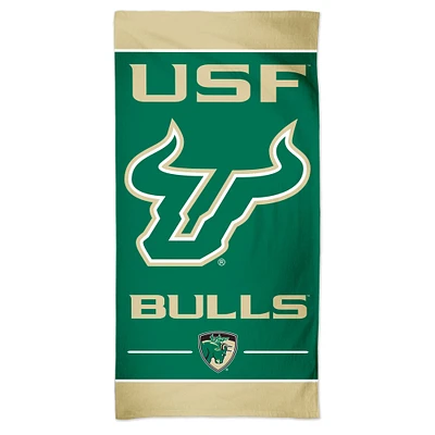 Serviette de plage Spectra 30'' x 60'' Bulls du sud de la Floride de WinCraft