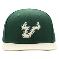 Youth Top of the World Green South Florida Bulls Victory Maverick Snapback Hat