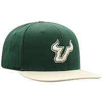 Youth Top of the World Green South Florida Bulls Victory Maverick Snapback Hat